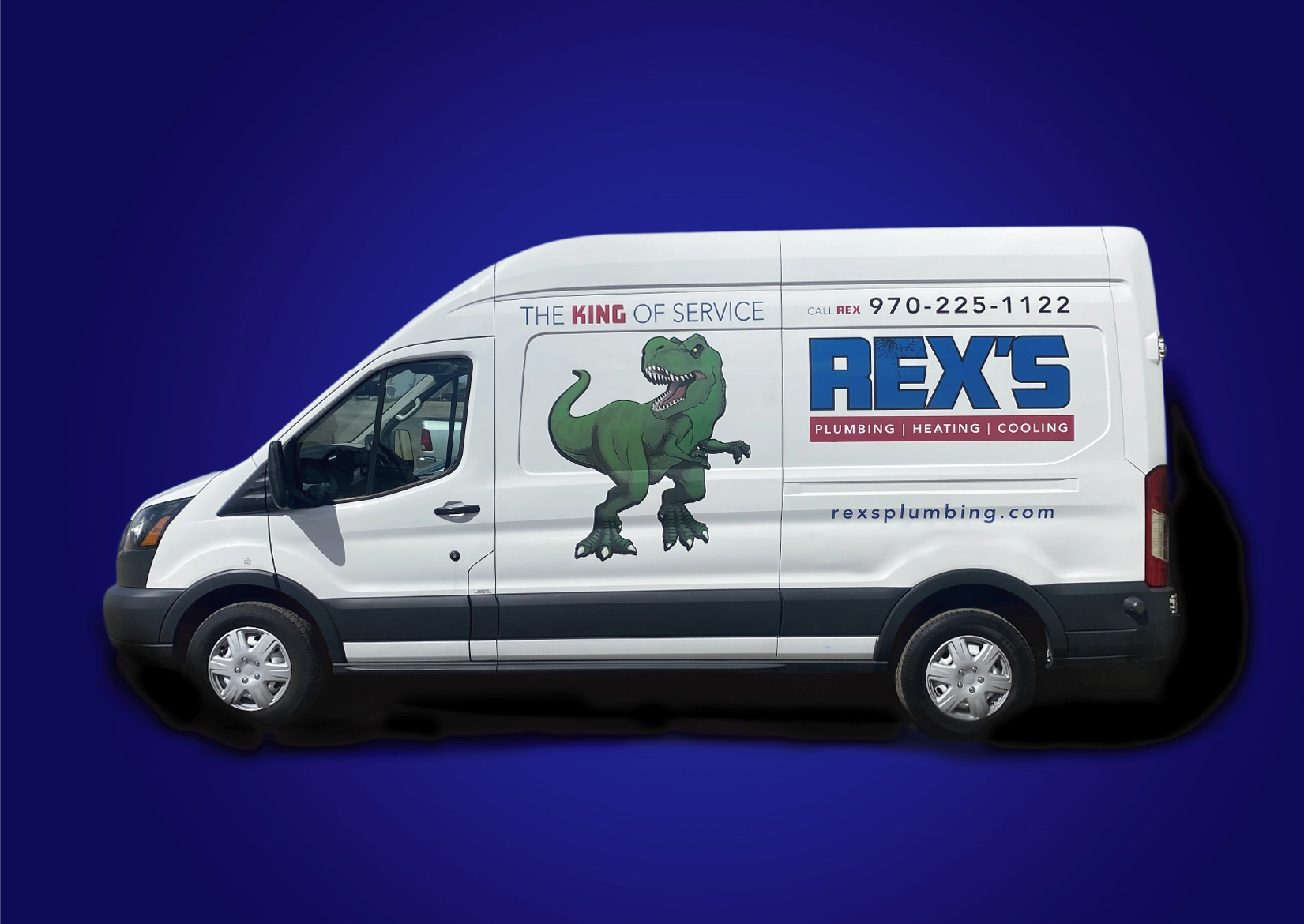 Rexs Plumbing and Heating Vehicle Wrap Design